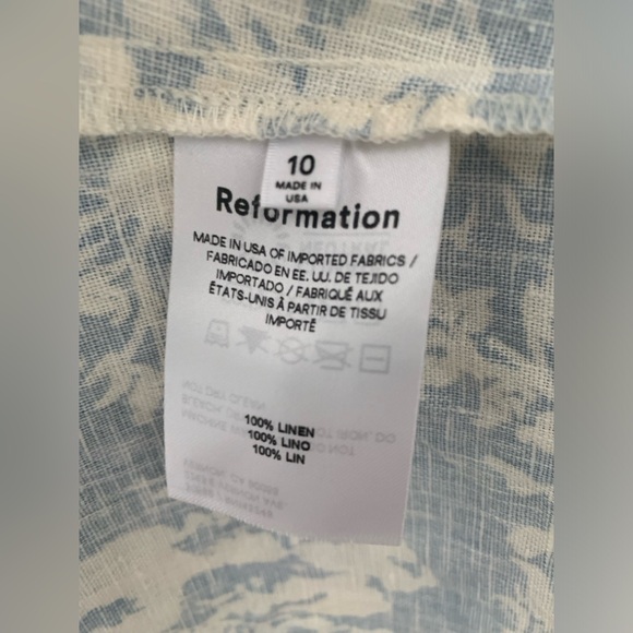 Reformation Elmer Linen Dress - Picture 6 of 6